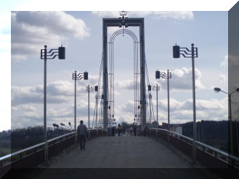 Footbridge in Kaunas, Lithuania