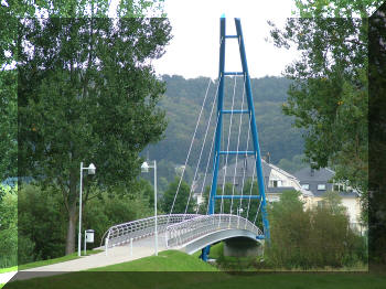 Walferdange footbridge, Luxembourg