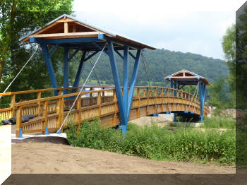 Footbridge, Welsdorf, Luxembourg