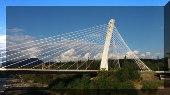 Millennium Bridge, Podgorica, Montenegro