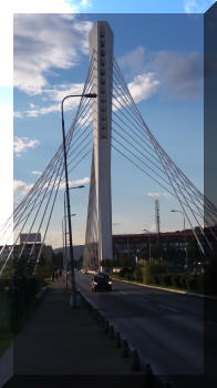 Millennium Bridge, Podgorica, Montenegro