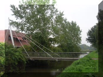 Footbridge in Almelo, Netherlands