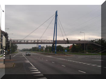 Foot- and cycle bridge in Almelo, Netherlands