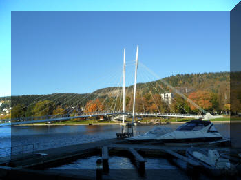 Ypsilon Bridge, Drammen, Norway