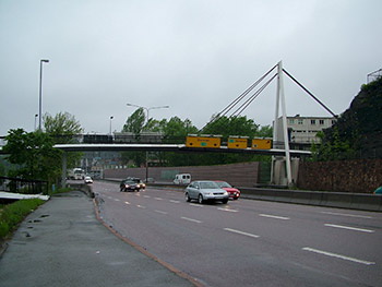 Footbridge at Oslo Maritim, Norway