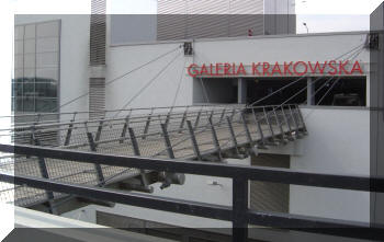 Footbridge in Krakow, Poland