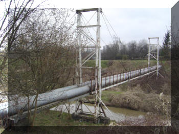 Pipeline bridge, Krakow, Poland