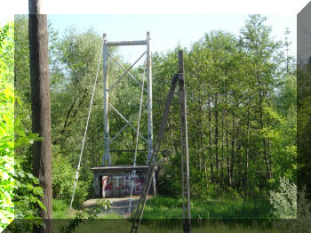 pipeline bridge, Cracow, Poland