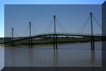 Footbridge in Alcacer do Sal, Portugal