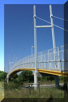 Footbridge in Geria, Portugal