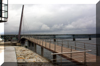 Footbridge in Viana do Castelo, Portugal