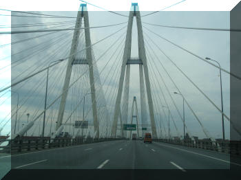 Road bridge, Saint Petersburg, Russia