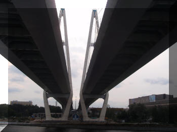 Road bridge, Saint Petersburg, Russia