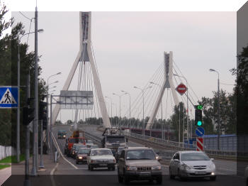 Road bridge, Saint Petersburg, Russia