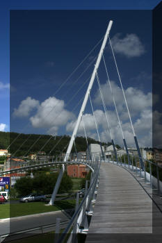 Agro footbridge, Arteixo, Spain