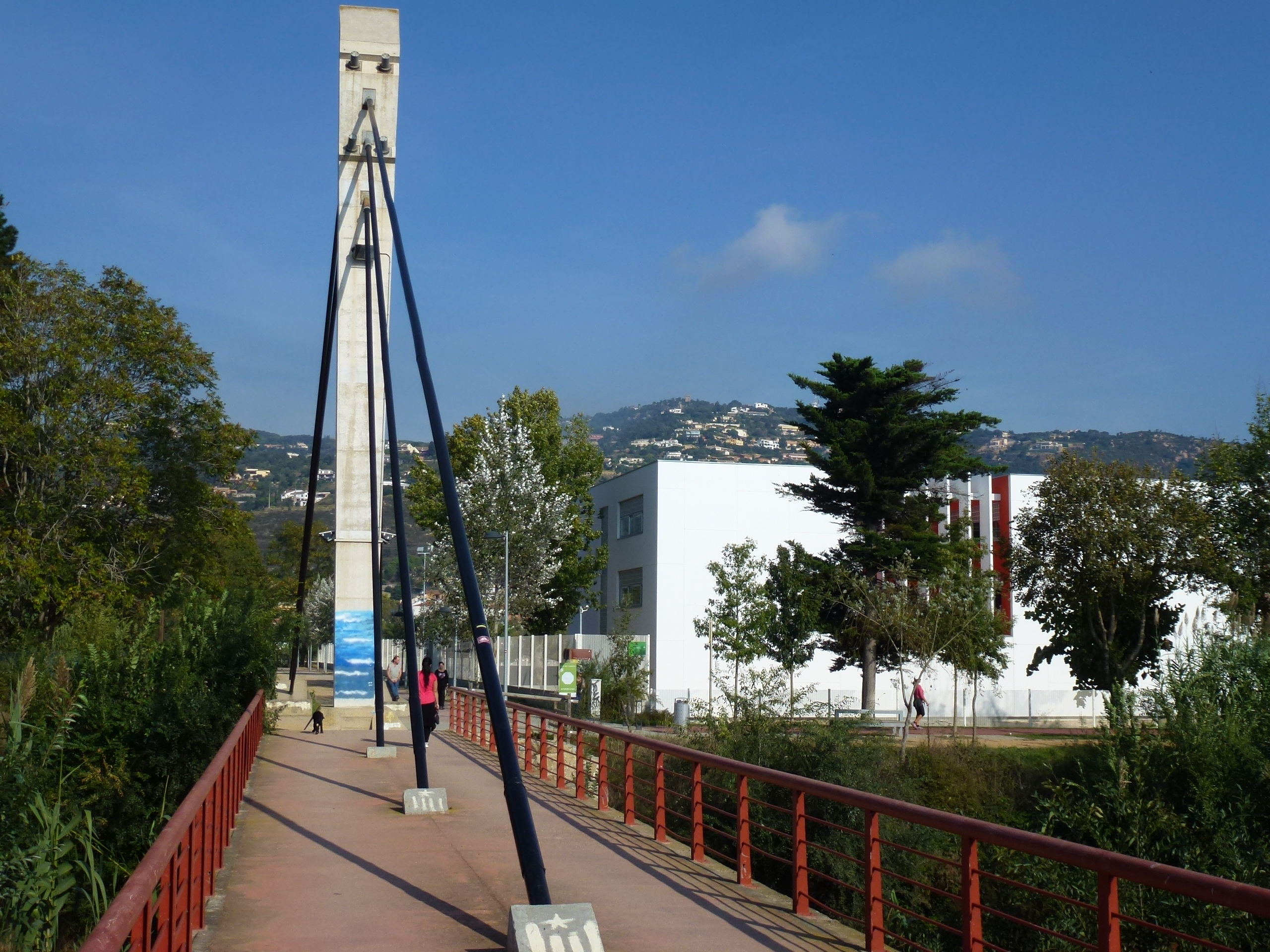 puente atirantado, Castell-Platja d´Aro