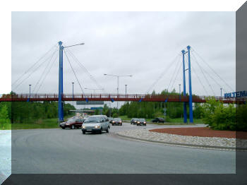 Footbridge, Haninge, Sweden