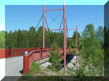 Footbridge in Kalix, Sweden