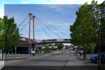 Footbridge at Oxhagen, Örebro, Sweden