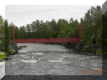 Bridge in Råneå, Sweden