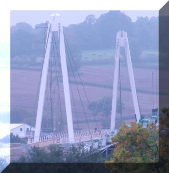 Twenty Ten Footbridge, Llanhennock, Wales