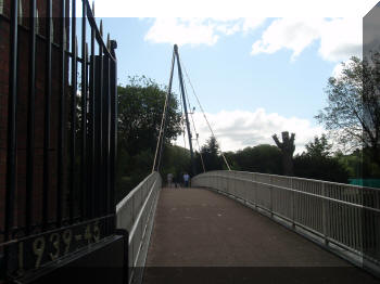 Footbridge, Pontypridd, Wales