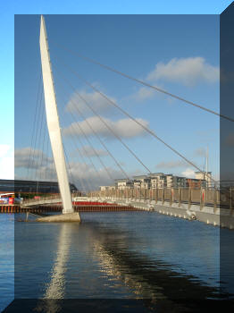 Sail Bridge, Swansea, Wales