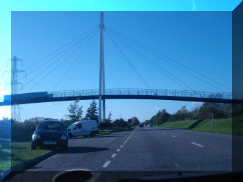 Pont y Bacas, Yspitty, Wales footbridge