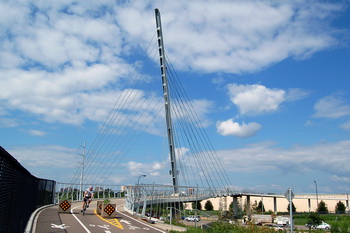 image: cable-stayed bridge