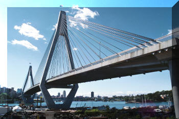 ANZAC Bridge, Sydney, Australia